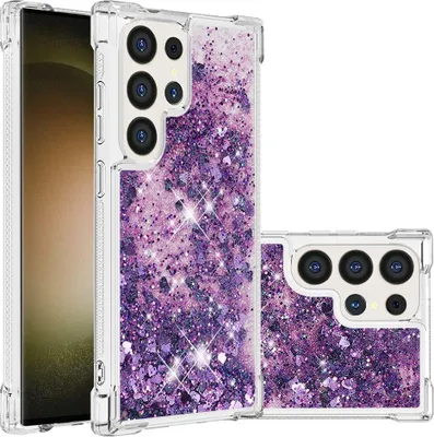 Produktbild von Samsung Galaxy S25 Ultra Hülle - Coverup Liquid Glitzer Back Cover - Violett