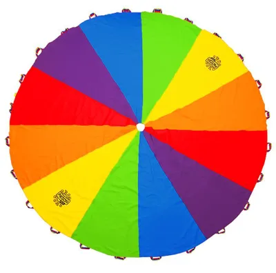 Produktbild von AKSON Animationsparachute 2 m, 24 Griffe, Regenbogen