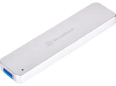 Produktbild von Silverstone MS09, SSD-Gehäuse, M.2, Serial ATA III, 10 Gbit/s, USB Anschluss, Silber