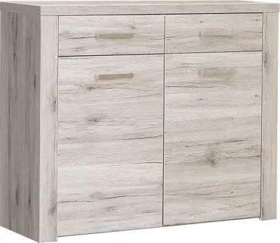Produktbild von Schuhschrank >PORTLAND< in Sandeiche - 116,3x92,7x34,1cm (BxHxT)
