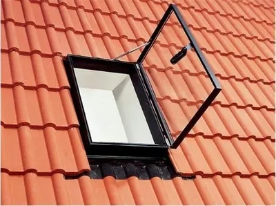 Produktbild von VELUX Dachausstieg GVK 0000Z, Polyurethan schwarz isolierverglasung