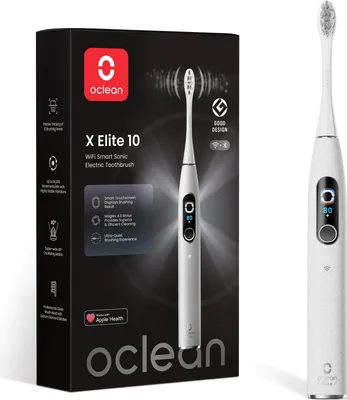 Produktbild von Oclean elektrische Zahnbürste X Elite 10, Touchscreen mit 12 Bereichsverfolgung,