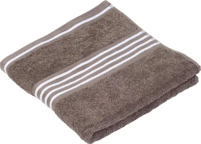 Produktbild von Handtuch - Taupe - 50 x 100 cm - Baumwolle