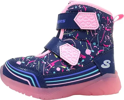 Produktbild von Skechers Illumi-Brights - Power Paint 302653N-NVMT, Schneestiefel, für Mädchen, Dunkelblau
