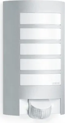 Zdjęcie produktu dla STEINEL L 12, Oświetlenie zewnętrzne ścienne, Srebrny, Aluminium, IP44, II, IK03