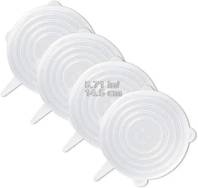 Produktbild von Famanu Silikon Stretchdeckel 14,5 cm - Wiederverwendbare, dicke Lebensmittelaufbewahrung