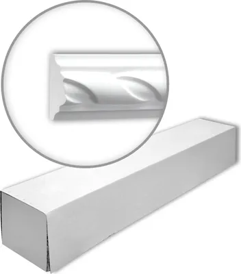 Produktbild von Profhome 151312 Wand- und Friesleisten 1 Karton SET mit 42 Zierleisten | 84 m