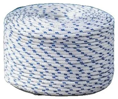 Image de Corde en polypropylène, résistante et polyvalente pour une utilisation en extérieur, BLANCHE