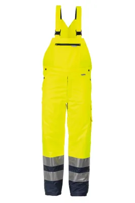 Produktbild von Planam Warnschutz Winterlatzhose zweifarbig Gr. L gelb/marine