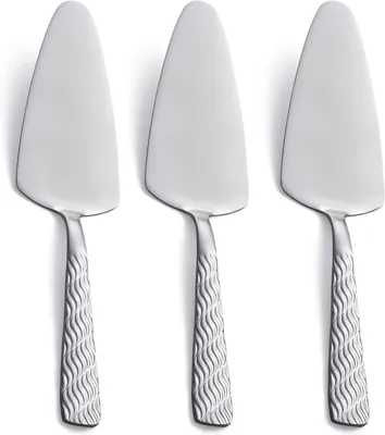 Zdjęcie produktu dla Zestaw 3-częściowy, łyżki do ciasta, ze stali nierdzewnej, 24 cm, do ciasta i pizzy
