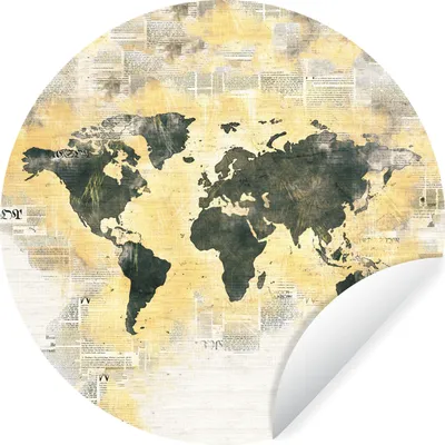 Produktbild von MuchoWow® - Tapetenkreis - Wandbild rund - Schlafzimmerdekoration - Wanddeko - runde Tapete - Kunst für zu Hause