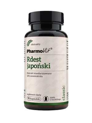 Produktbild von Japanischer Staudenknöterich 50% Resveratrol 90 Kapseln PharmoVit