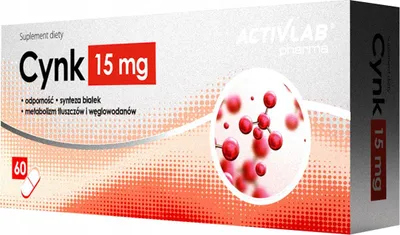 Image de ZINC 15 mg hautement biodisponible Activlab Pharma