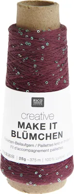 Produktbild von Rico - Creative make it Blümchen 0016 bordeaux