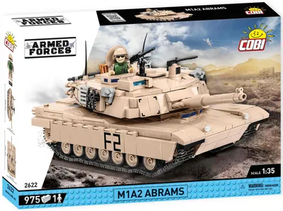 Produktbild von COBI M1A2 Abrams, Bausatz, 9 Jahr(e), 975 Stück(e)