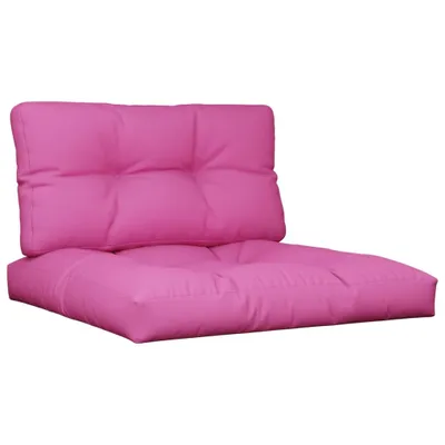 Produktbild von vidaXL Palettenkissen 2-tlg. Rosa Stoff