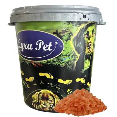 Produktbild von 5 kg Lyra Pet® Hühnerbrustwürfel in 30 L Tonne