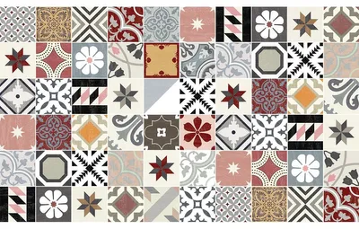 Immagine prodotto di Adesivi decorativi per mobili – 60 adesivi per mobili effetto piastrelle in cemento di LIVINAEA – 60 adesivi da 15 x 15 cm