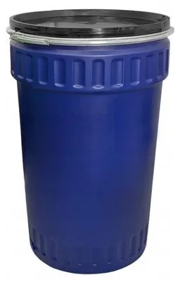 Zdjęcie produktu dla Beczka Stożek Plastikowa 220L Do Kiszenia Kapusty Deszczówka Woda Obejma
