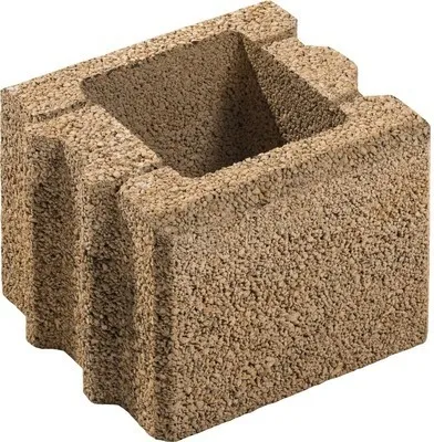 Produktbild von Mauerstein iBrixx System Halbstein sandstein 25 cm x 25 cm x 20 cm