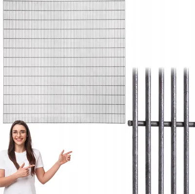 Zdjęcie produktu dla SIATKA ZGRZEWANA goła SECURIFOR Arkusz 1000x1000mm 70x8mm drut fi 4,0