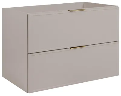 Produktbild von Badezimmerschrank Kaschmir + goldener Griff, 46 x 80 x 57 cm