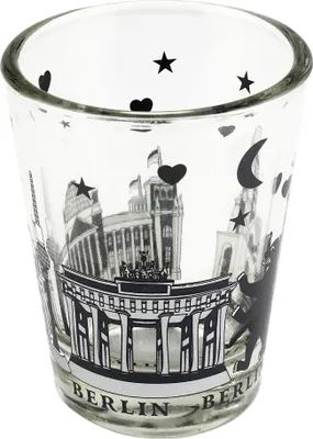 Produktbild von Schnapsglas Berliner Sehenswürdigkeiten Berlin Stamper Sammelglas