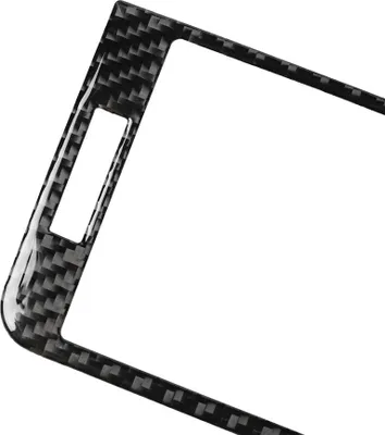 Image de Console centrale de voiture en fibre de carbone pour BMW Série 3 E46 (1998-2005)