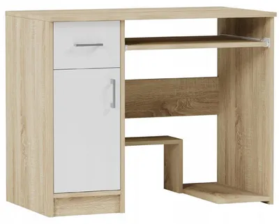 Obrázek produktu pro Psací stůl počítačový 90 cm zásuvka skříňka FRAMIRE N-10 mix sonoma