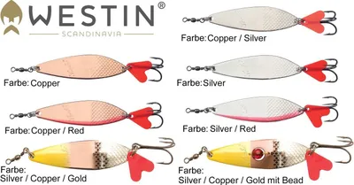 Produktbild von Westin Snake Meerforellenblinker , Länge / Gewicht:7.9cm / 32g, Farbe:Copper/Silver