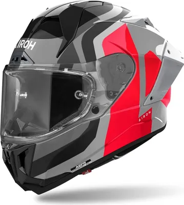 Zdjęcie produktu dla Kask Airoh GP 800 Competition Carbon, czarny/szary/czerwony, XS (53/54)