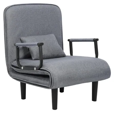 Zdjęcie produktu dla Sofa 3 w 1 - Składany fotel z funkcją łóżka - Rozkładany fotel relaksacyjny / leżanka - Składane łóżko dla gości do salonu, sypialni, biura - Łatwy montaż