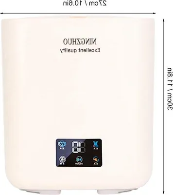 Immagine prodotto di Mini lavasciuga portatile - Grande capacità: 7 litri - Piccola lavatrice automatica - Touchscreen - Per appartamento (Beige)