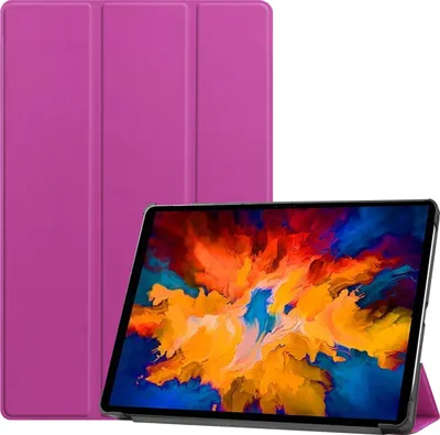 Zdjęcie produktu dla Etui na tablet Lenovo Tab P11 Pro TB-J706F 11,5 cala Smart Cover Case z funkcją podstawki i automatycznym usypianiem/budzeniem Fioletowy