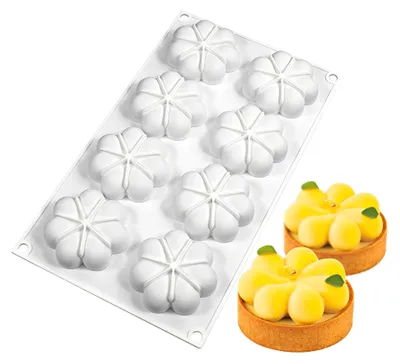 Imagen del producto de Molde de silicona para pétalos de flores, ideal para tartas y postres