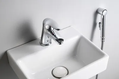 Produktbild von Sapho Waschtischarmatur mit WC-Handbrause, Chrom