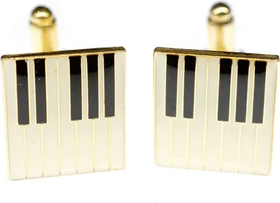 Produktbild von Klaviertastatur Manschettenknöpfe Miniblings + Box Piano Pianist Musiker Klavier