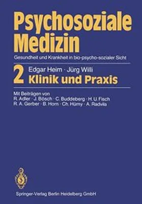 Obrázok produktu pre Psychosoziale Medizin Gesundheit und Krankheit inpsycho-sozialer Sicht