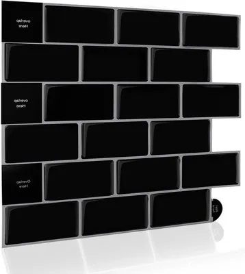 Produktbild von Famanu Fliesenaufkleber 10 Stück - Selbstklebend, Wasserdicht, 3D Effekt - 30,5 x 30,5 cm