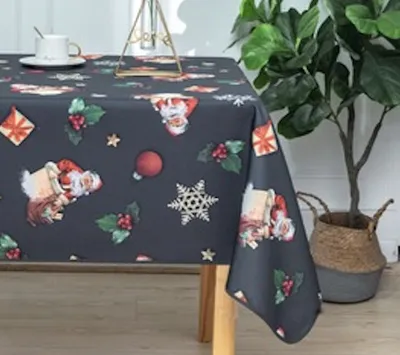 Zdjęcie produktu dla Obrusy - PROMO LINGE - Tradition - Poliester - 150x240cm - antracytowy