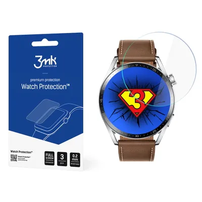 Produktbild von 3mk Display Schutzfolie Watch Protection für Huawei Watch GT 3 46mm 0,2mm (3 Stück)