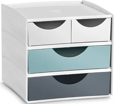 Produktbild von CEP Mini-Schubladenbox MyCube Riviera 4 Schübe