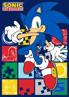Zdjęcie produktu dla Polarowy koc Sonic the Hedgehog