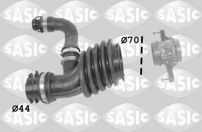Produktbild von SASIC 3336285 Turbo Ladeluftschlauch für FORD Focus II Schrägheck (DA, HCP, DP) Focus II Kombi (DA, FFS, DS) C-MAX (DM2) Focus II Limousine