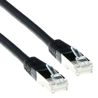 Image de ACT Black 5 meter LSZH SFTP CAT6 patch cable with RJ45 connectors
