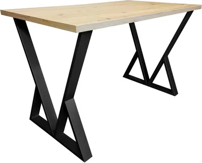 Zdjęcie produktu dla Stół do salonu kuchni 70x120x28 LOFT V czarny Dąb Craft ATOS