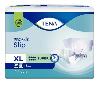 Obrázek produktu pro Tena Slip ProSkin Pieluchomajtki super XL, 28 sztuk - Długi termin ważności!