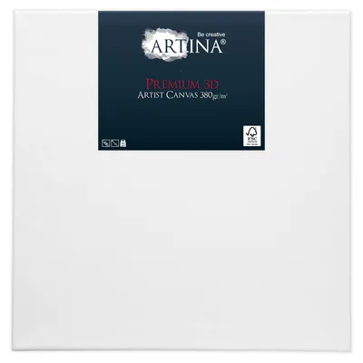 Produktbild von Artina Keilrahmen Leinwand Premium 3D, 60x60cm, 380 g/m²