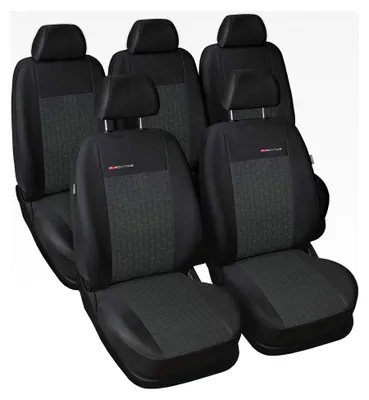 Produktbild von Autositzbezüge Grau für 5-Sitze PKW Komplettset