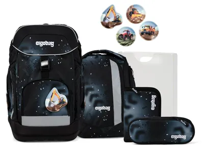Produktbild von Ergobag Maxi Schulrucksack Set (6-tlg.) - FundBärment, Farbe:fundbärment